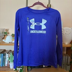 Under Armour Purple Long Sleeve Athletic Shirt